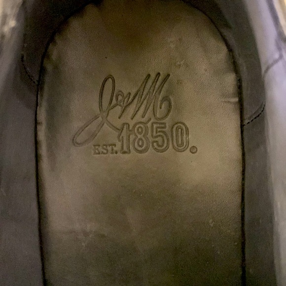 Johnston & Murphy Brannon Plain Toe Dark Grey, Size 10 Dress Shoes - Picture 5 of 12